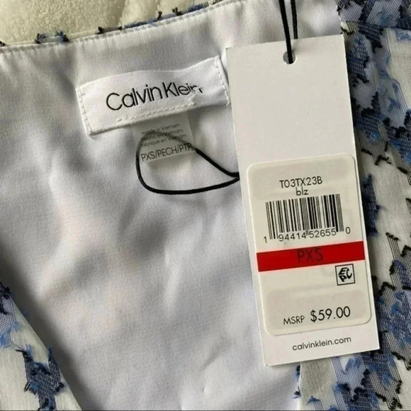 Calvin Klein Sleeveless Blouse - Picture 4 of 5